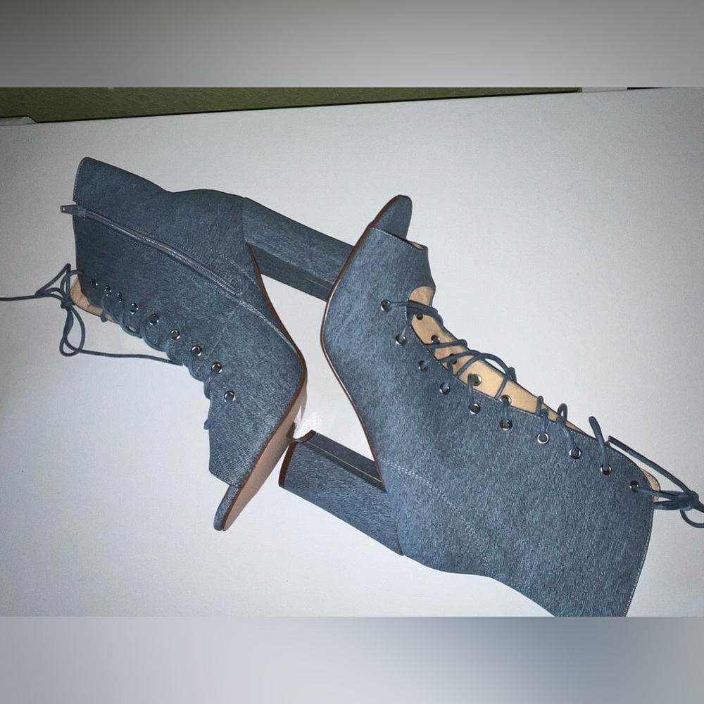 Chase + Chloe  blue Jeans heels size 11